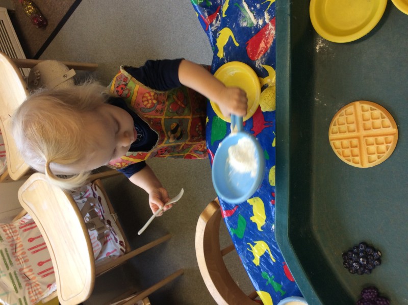 Nursery makes pancakes